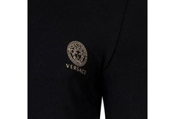Versace T-Shirt Herren 2er Pack Schwarz/Lila/Braun/Rot