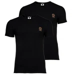 Versace T-Shirt Herren 2er Pack Schwarz/Lila/Braun/Rot