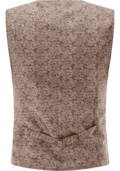 CG Club of Gents Anzugweste CG Plum Braun/Beige/Lila/Rosa