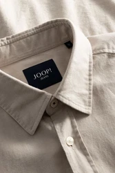 Joop Jeans Langarmhemd Weiß/Khaki/Beige/Braun