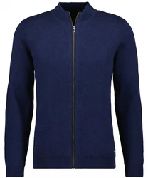 RAGMAN Strickjacke Dunkelblau/Blau