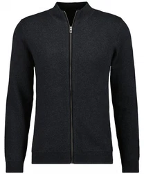 RAGMAN Strickjacke Dunkelblau/Dunkelgrau/Schwarz