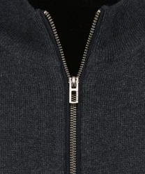 RAGMAN Strickjacke Dunkelblau/Dunkelgrau/Schwarz