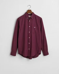 Gant Langarmhemd Dunkelrot/Bordeaux/Lila