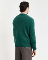 Gant Strickjacke Dunkelgrün/Türkis/Grün