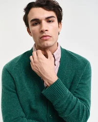 Gant Strickjacke Dunkelgrün/Türkis/Grün