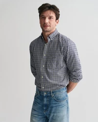 Gant Langarmhemd Grau/Dunkelblau/Hellblau/Blau