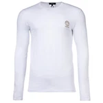Versace T-Shirt Herren Shirt langarm Style TOPEKA Weiß/Creme/Schwarz