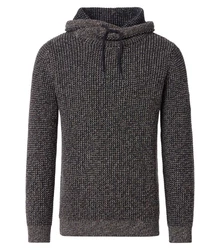 CASAMODA Strickpullover Pullunder Dunkelgrau/Schwarz/Grau/Hellgrau