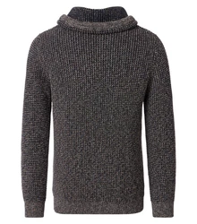 CASAMODA Strickpullover Pullunder Dunkelgrau/Schwarz/Grau/Hellgrau