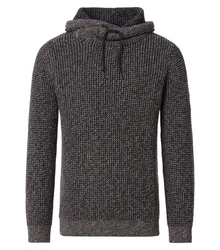 CASAMODA Strickpullover Pullunder Dunkelgrau/Schwarz/Grau/Hellgrau
