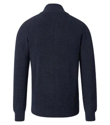 CASAMODA Troyer Sweatjacke Strickjacke Dunkelblau/Hellblau/Blau