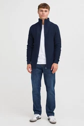 !Solid Strickjacke SDRECONE Dunkelblau/Blau/Hellblau