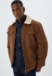 Plschjacke Slim Trucker