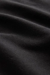 Next Kapuzenfleecejacke Teddyfell Reißverschluss (1-St) Schwarz
