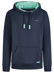 DENIMFY Kapuzenpullover Hoodie DFBenno Regular Fit Sweatshirt Dunkelblau/Hellblau/Blau/Lila/Grau