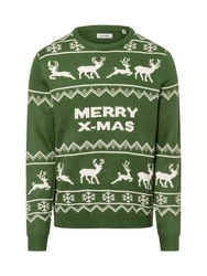 ONLY & SONS Pullover ONSXMAS REG 5 ALLOVER CREW KNIT Dunkelgrün/Grün
