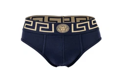 Versace Herren Slip TOPEKA Dunkelblau/Blau