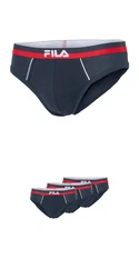 FILA Herren Slip 3er Pack Marine