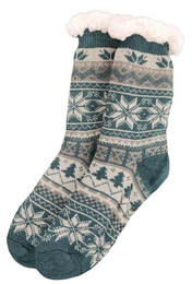 Kuschelsocken Herren Httensocken Kuschelsocken Anti Rutsch Socke Winter-Socken (1-Paar)