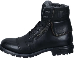 bugatti Stiefel Winterstiefel Schwarz/Dunkelgrau/Grau