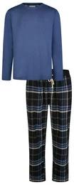 Phil & Co. Schlafanzug Herren Pyjama Flanell Hose (2 tlg) Baumwolle