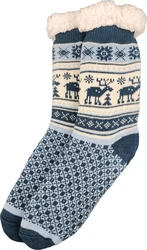 EloModa Kuschelsocken Herren Anti Rutsch Socke Winter-Socken 