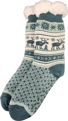 EloModa Kuschelsocken Herren Anti Rutsch Socke Winter-Socken 