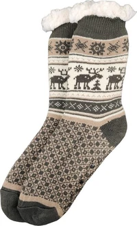 EloModa Kuschelsocken Herren Anti Rutsch Socke Winter-Socken 