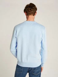 Tommy Hilfiger Sweatshirt TOMMY LOGO SWEATSHIRT mit klassischem Rundhalsausschnitt blau