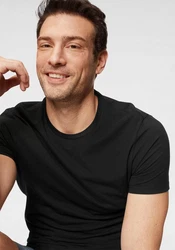 LEVI'S T-Shirt Slim 2 Pack Crewneck Schwarz