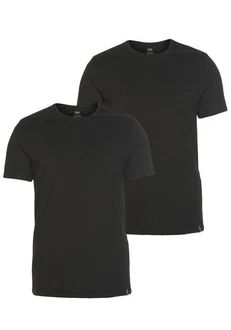 LEVI'S T-Shirt Slim 2 Pack Crewneck Schwarz