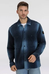Hemdjacke Locky_2_M mit groen Brusttaschen