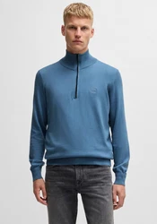BOSS Pullover Kanobix_S Blau/Hellblau