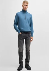 BOSS Pullover Kanobix_S Blau/Hellblau