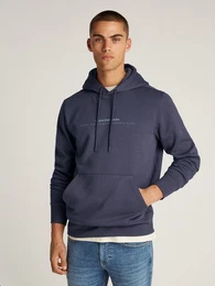 Sweatshirt MINIMAL LOGO HOODIE Kngurutasche, Logodruck