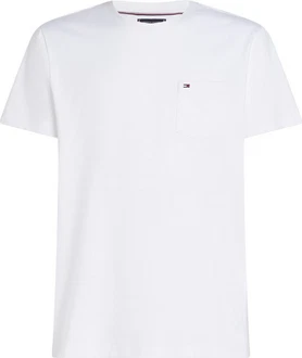 Tommy Hilfiger Big & Tall Rundhalsshirt BT-ESSENTIAL SOLID POCKET TEE-B Weiß/Creme