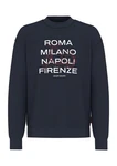Joop Jeans Sweatshirt Hellblau/Dunkelblau/Gelb