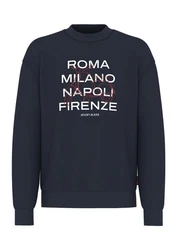 Joop Jeans Sweatshirt Hellblau/Dunkelblau/Gelb