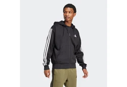 adidas Sportswear Sweatshirt 3S FL FZ HD Schwarz