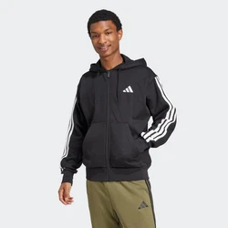 adidas Sportswear Sweatshirt 3S FL FZ HD Schwarz