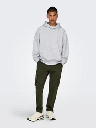 Only & Sons Sweatshirt ONSTurner Grau/Hellgrau