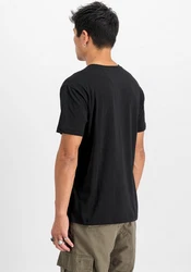 Alpha Industries Rundhalsshirt Basic T Small Logo 2 Pack Weiß/Schwarz