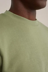 WE Fashion Sweater Dunkelgrün/Grün/Khaki