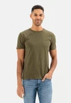 camel active T-Shirt Dunkelgrün/Khaki