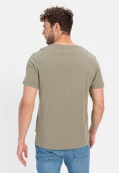 camel active T-Shirt Khaki/Dunkelgrün/Beige/Braun