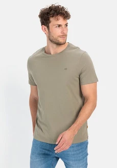 camel active T-Shirt Khaki/Dunkelgrün/Beige/Braun