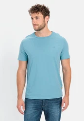 camel active T-Shirt Blau/Hellblau