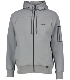Sweatjacke Herren Sweatjacke mit Kapuze SARIQ Regular Fit (1-tlg)
