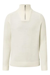 JOOP! Wollpullover Khaki/Weiß/Beige/Creme